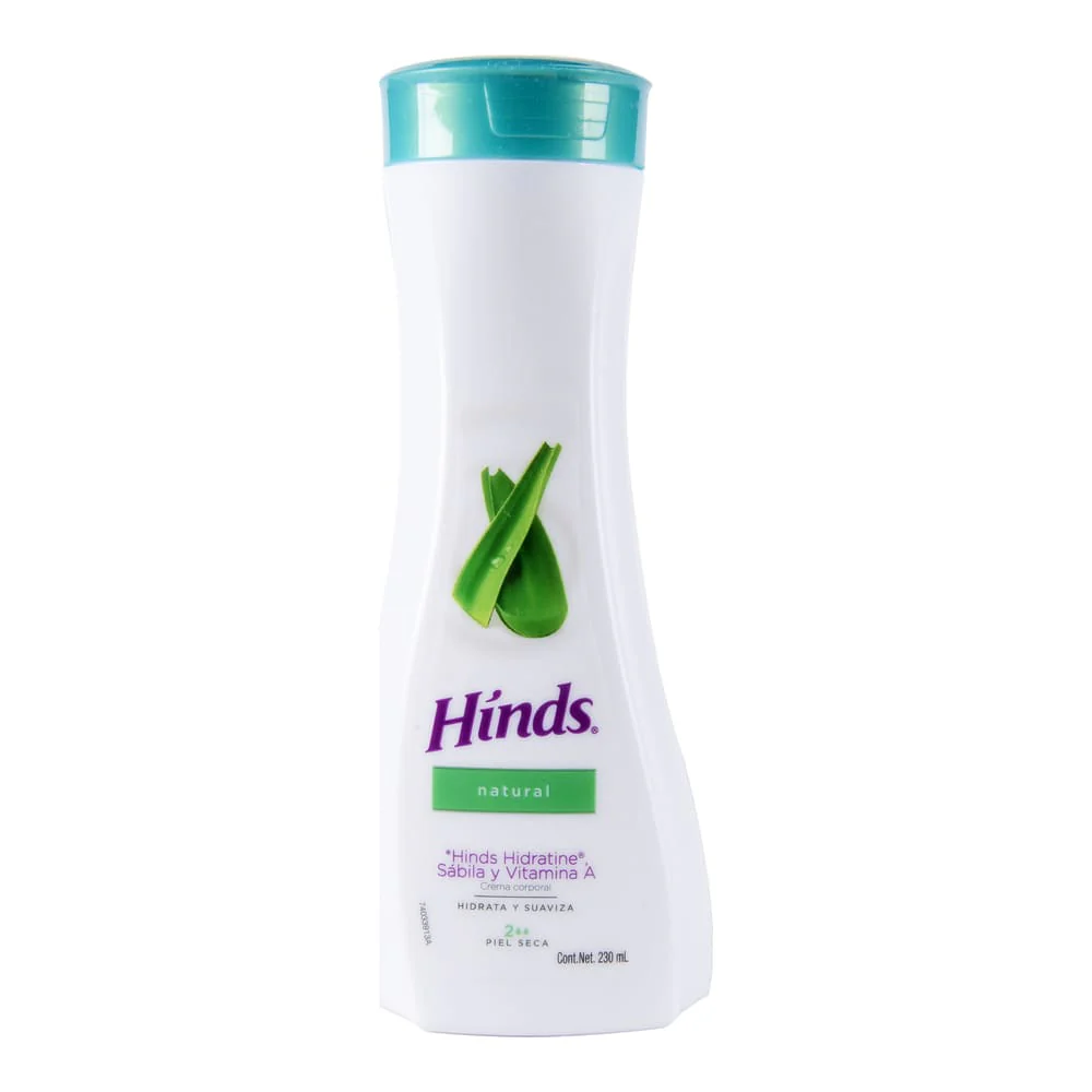 CREMA HINDS LIQUIDO NATURALS RESECA 230 ML