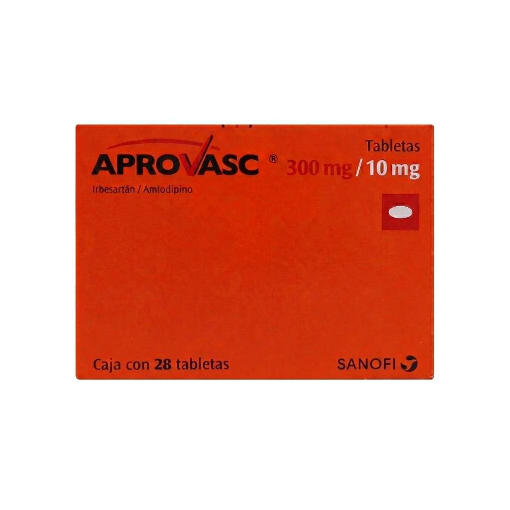 APROVASC (IRBESARTAN/AMLODIPINO) CAJA CON 28 TABLETAS