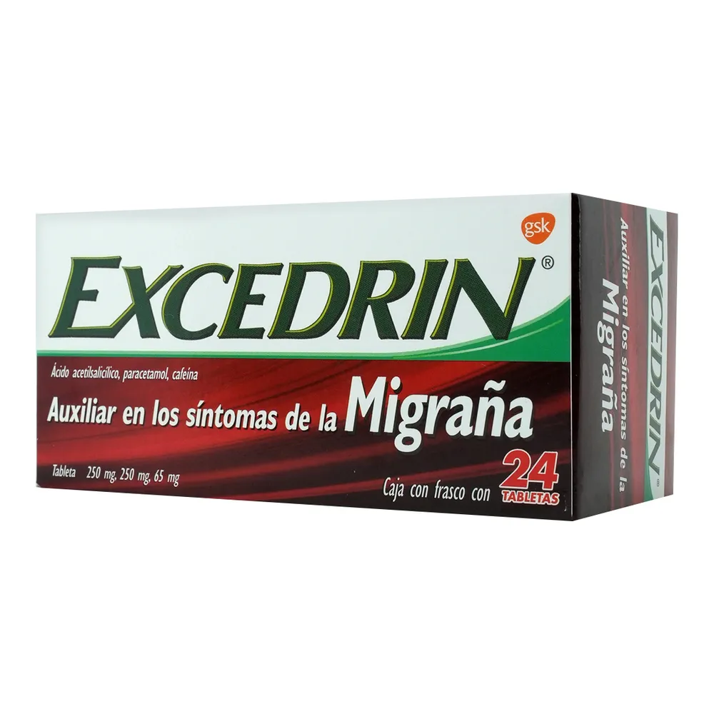 EXCEDRIN 250 / 250 / 65 MG MIGRANA 24 TABLETA