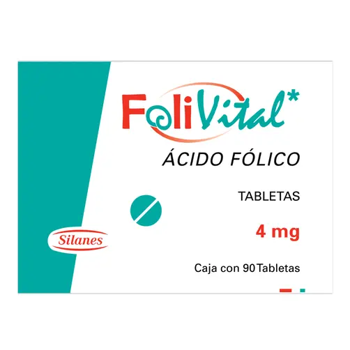 FOLIVITAL T 90 4 MG GPO VI