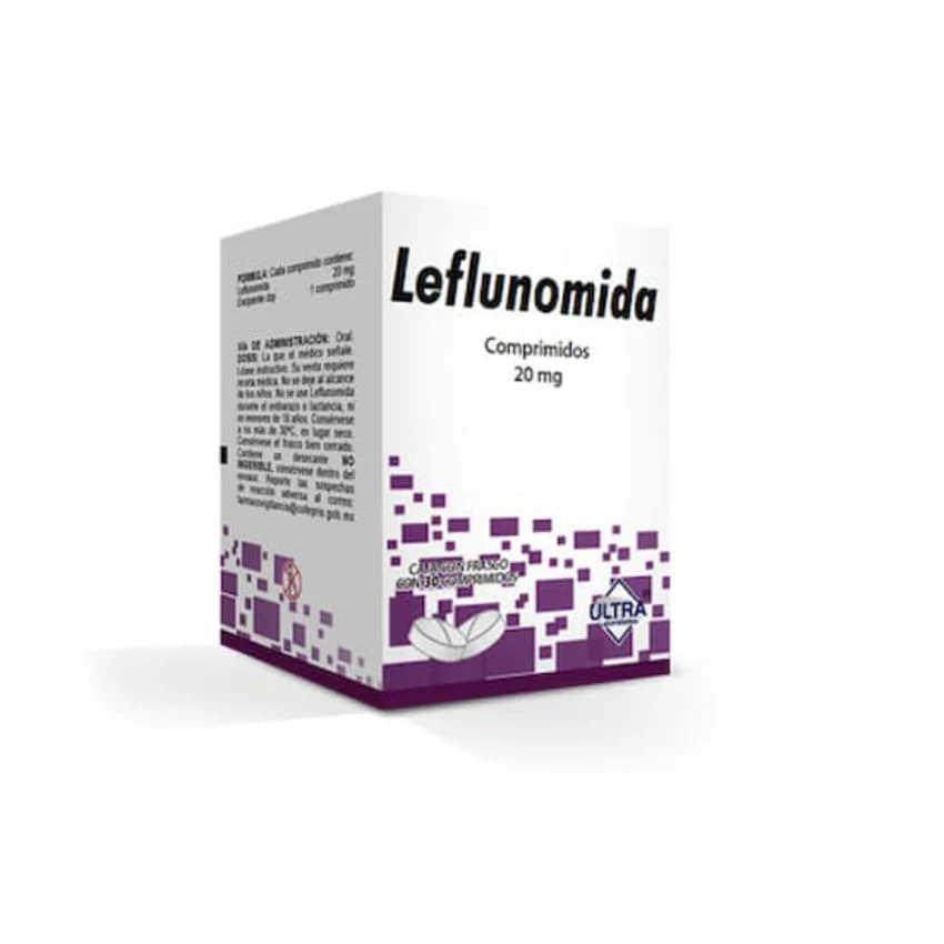 LEFLUNOMIDA 20 MG FRASCO 30 COMPRIMIDO GENERICO N ULTRA