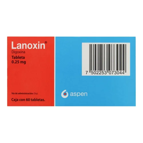 LANOXIN 0.25 MG TABLETA 60 GPO IV
