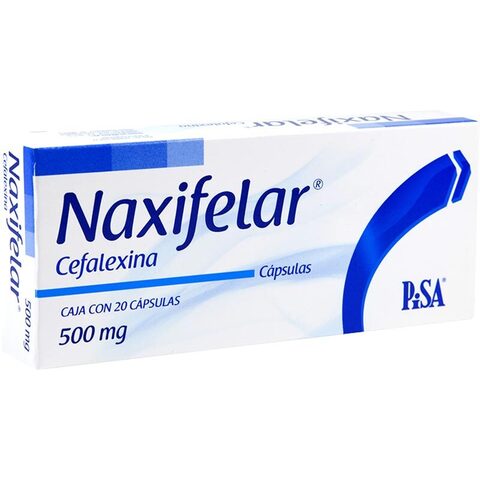 NAXIFELAR C 20 500 MG CEFALEXINA ANTIBIOTICO