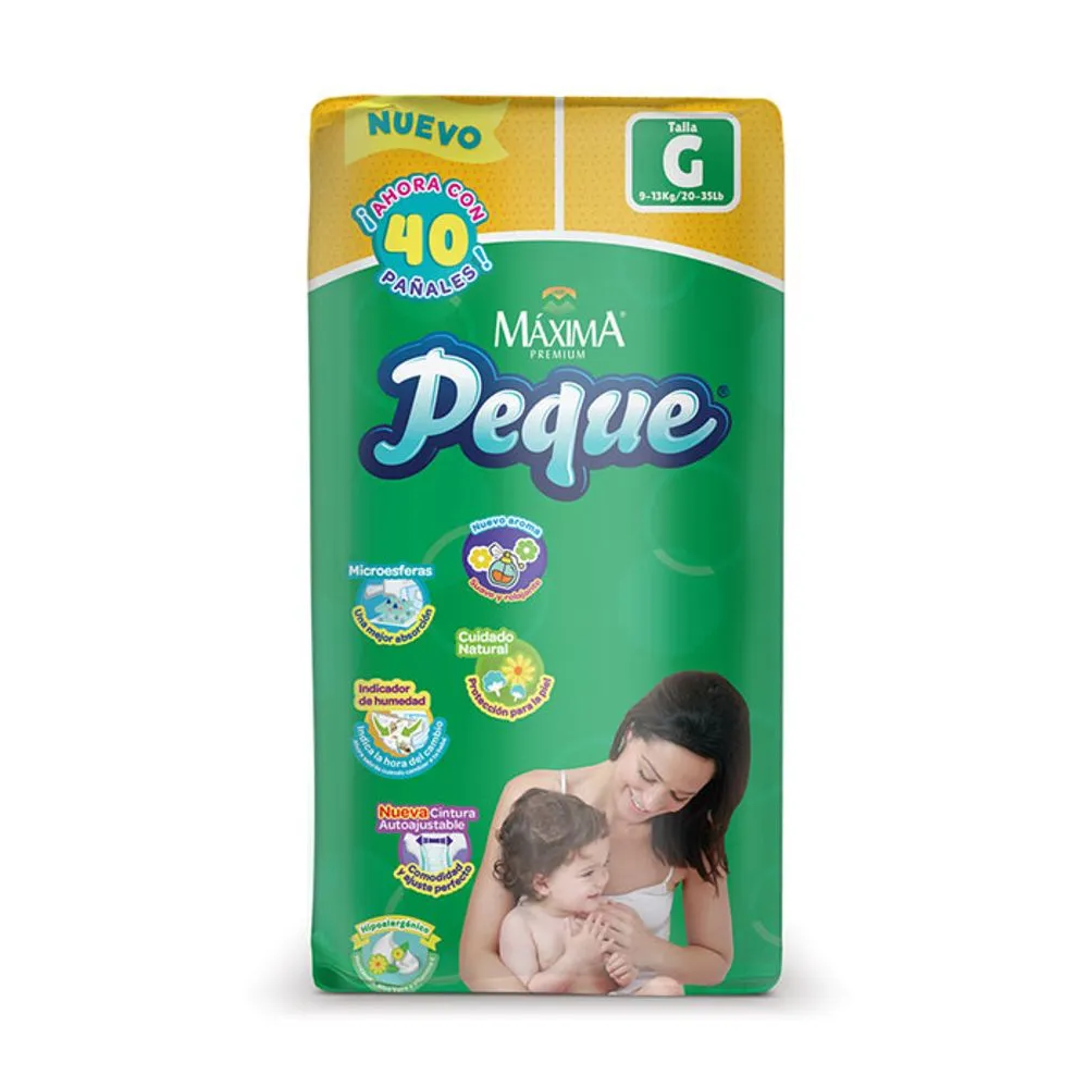 PAÑAL MAXIMA PEQUE G C 40