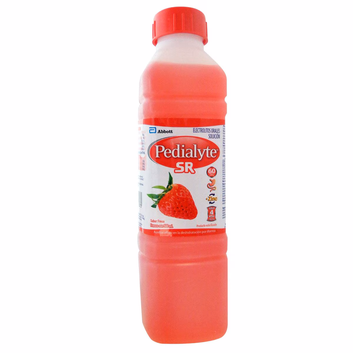 PEDIALYTE SR 60 MEQ FRESA 500 ML