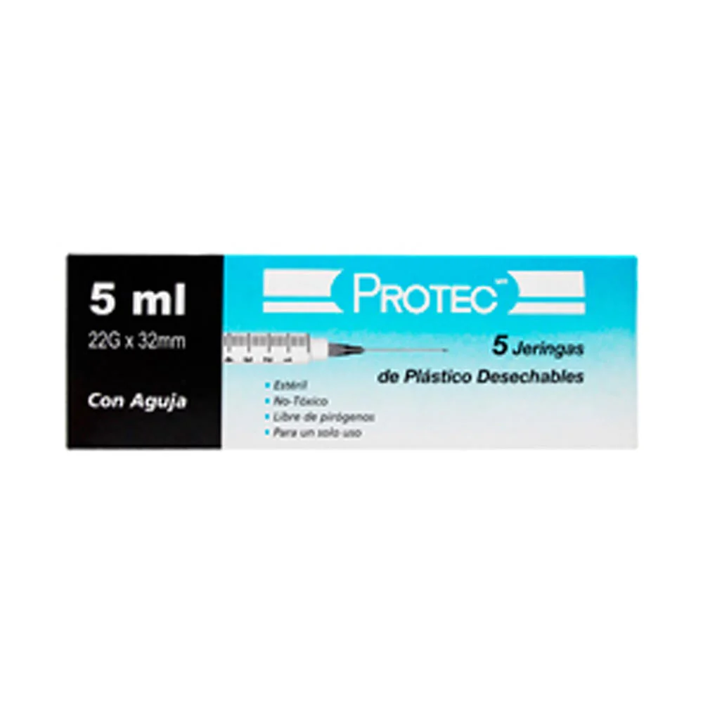 PROTECTOR JERINGA PCO DE 5 ML 22 G