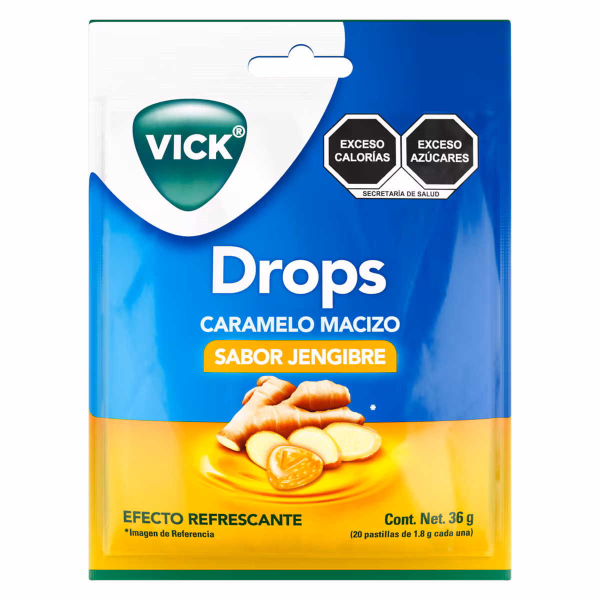 VICK DROPS SABOR GENGIBRE