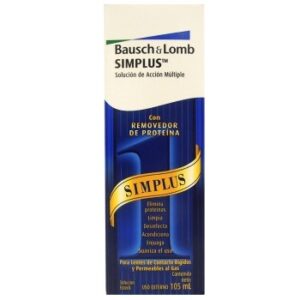BAUSCH LOMB SIMPLUS SOL 105ML GPO VI