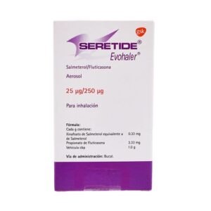 SERETIDE EVO CD 120D 25 250MCG SALMETEROL FLUCASONA GPO IV