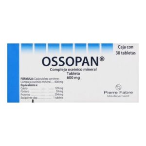 OSSOPAN 600 MG TAB 30 COMPLEJO OSEINICO MINERAL