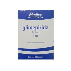 GI GLIMEPIRIDINA 4 MG 30 TAB N MEDLEY