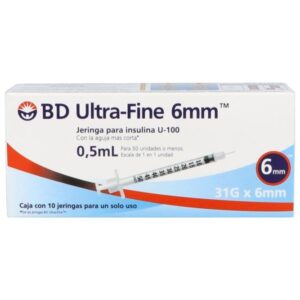 JERINGA BD INS UF0 5ML 10 31X6
