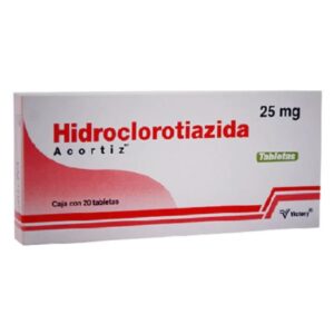 GI ACORTIZ 25MG C 20TABS HIDROCLOROTIAZIDA VICTORY