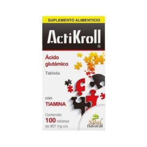 GI ACTIKROLL 807MG C 100TAB ACIDO GLUTAMICO TIAMINA SALUD NATURAL