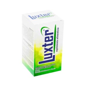 LUXTER SUP ALIM TAB 60 OMEGA 3 LUTEINA L CARNITINA VITAMINAS Y MINERALES