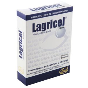 LAGRICEL SOL OCU C 4 SOBRES C 5 AMPOLLETAS 0.5ML 20 APLICACIONES HIALURONATO DE SODIO GPO VI