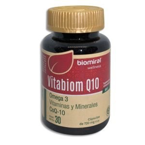 GI VITABIOM Q10 OMEGA3 VITAMINAS Y MINERALES 720MG C 30CAP BIOMIRAL
