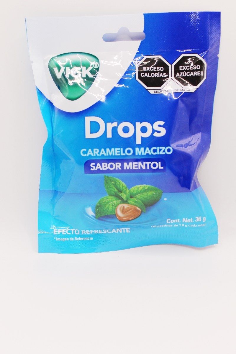 VICK DROPS MENTOL C/20PASTILLA S N