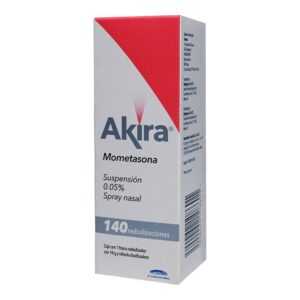 AKIRA SUSP 0 05% SPRAY NASAL 140 NEBULIZACIONES 18G MOMETASONA GPO IV