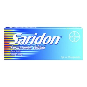 SARIDON T 20 PARACETAMOL Y CAFEINA GPO VI