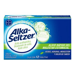 ALKASELTZER T 12 LIMA LIMON OTC