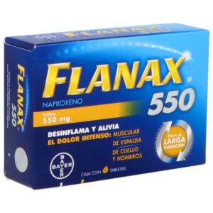 EXCLUS FLANAX 550 MG TAB 6 Y GPO VI