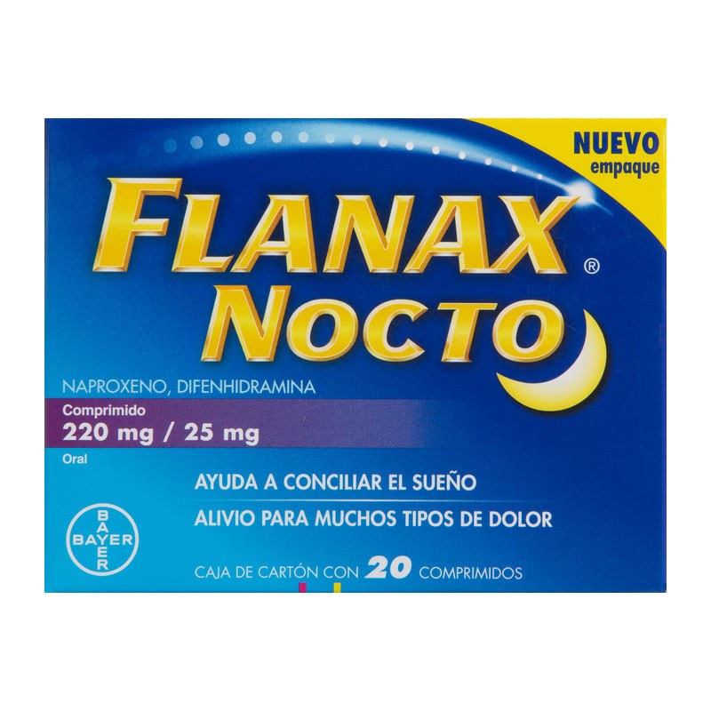 FLANAX NOCTO 220/25 MG 20 CPR N GPO VI