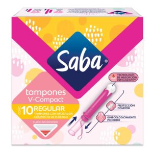 TAMPONES SABA COMPAC REGULAR 10PZ