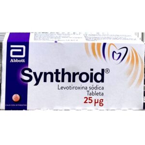 SYNTHROID 25 MCG TAB 30 N GPO IV