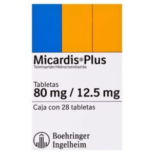 MICARDIS PLUS T 28 80MG 12 5MG TELMISARTAN HIDROCLOROTIAZIDA GPO IV