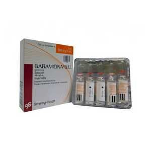 GARAMICINA GU AMP C 5 160MG GENTAMICINA ANTIBIOTICO