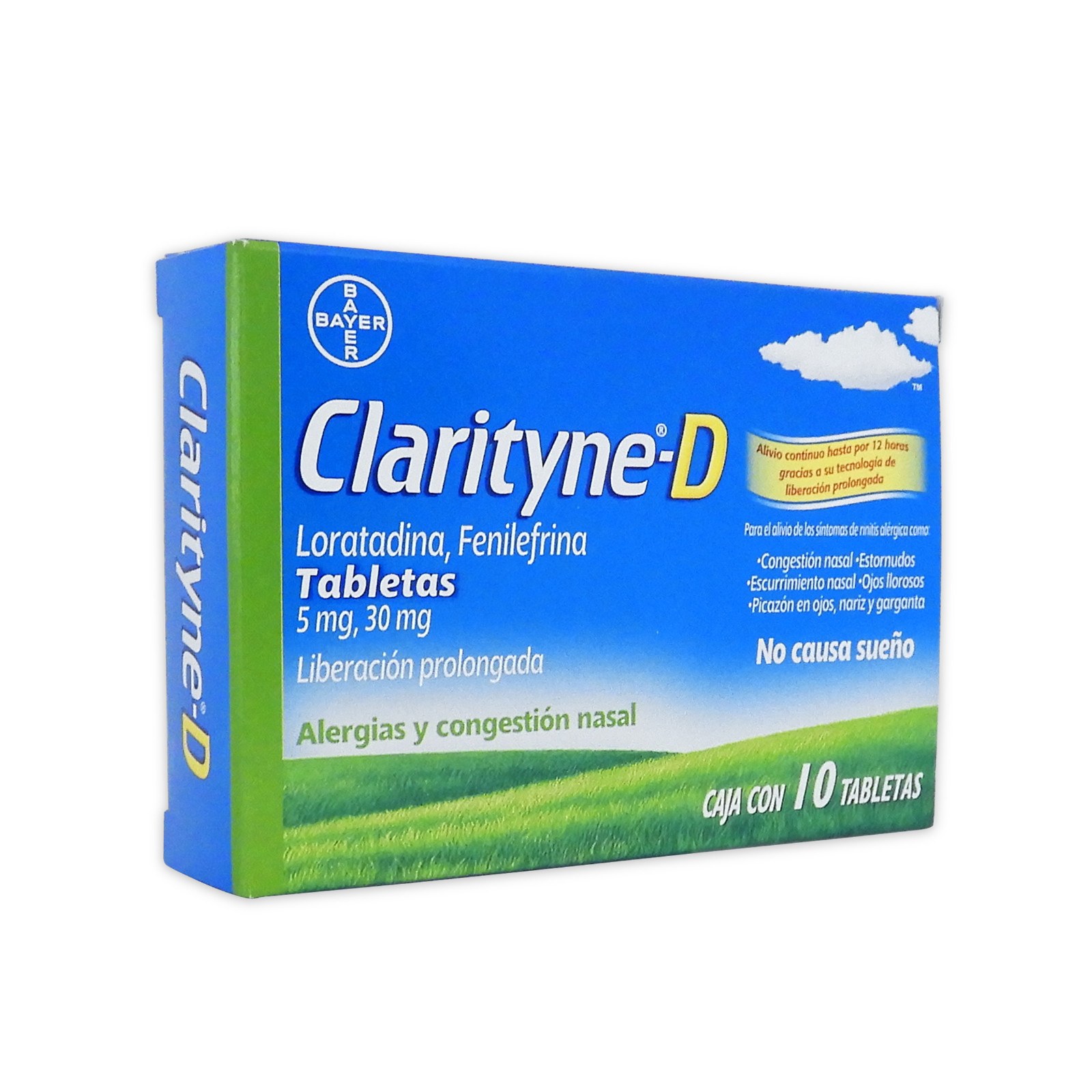 CLARITYNE D T 10 5MG 30MG LORATADINA FENILEFRINA GPO VI