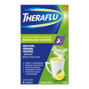 THERAFLU EXVERDE 10 MG 6 SB
