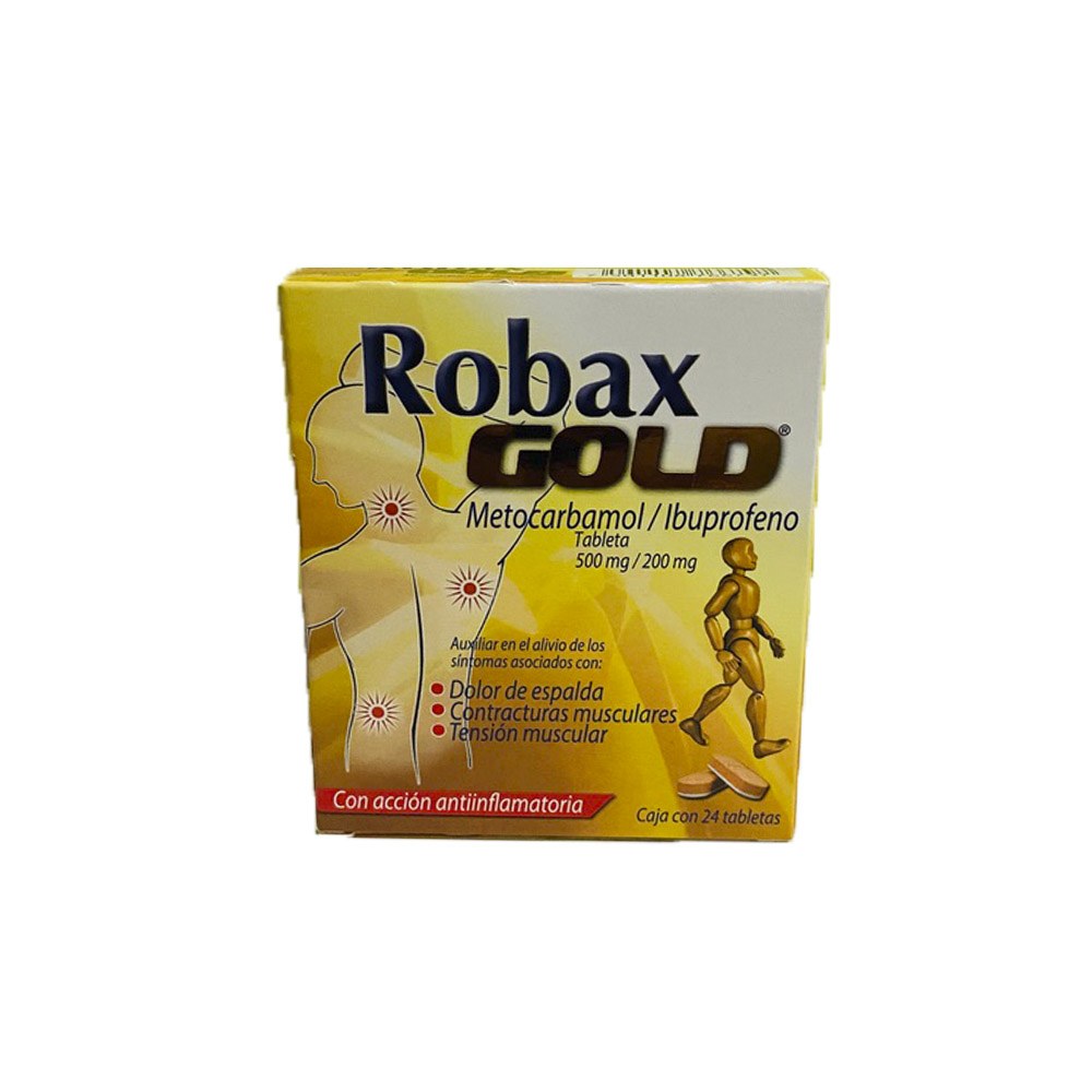 ROBAX GOLD 500/200MG TAB 24 OTC