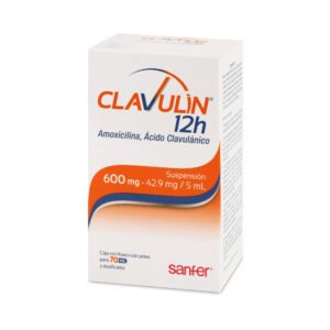 CLAVULIN 12H 600/42.9MG 70MLSUSP ANTIBIOTICO