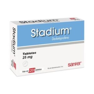 STADIUM 25 MG 20 TAB N GPO IV