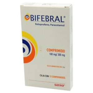 BIFEBRAL T 12 400MG KETOPROFENO PARACETAMOL GPO IV