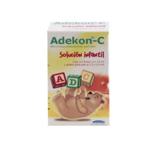 ADEKON C GTS 15ML INF RETINOL ERGOCALCIFEROL ACIDO ASCORBICO GPO VI