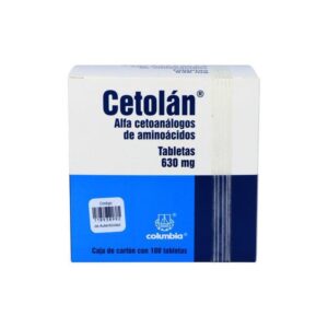 CETOLAN GRAG 100 973MG ALFA CETOANALOGOS DE AMINOACIDOS GPO IV