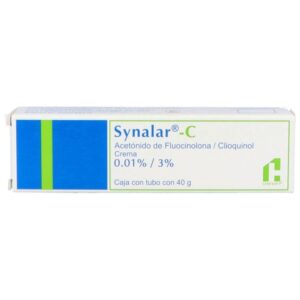 SYNALAR C CRA 40G 0 01% ACETONIDO DE FLUOCINOLONA CLIOQUINOL GPO IV