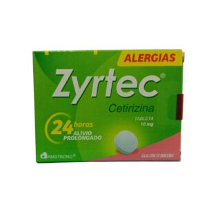ZYRTEC T 10 10MG CETIRIZINA GPO VI