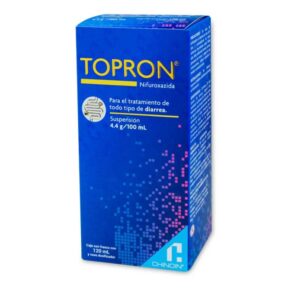 TOPRON SUSP 120ML NIFUROXAZIDA GPO VI