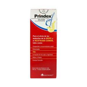 PRINDEX COF SOL 150ML DEXTROMETORFANO FENILEFRINA CLOFENAMINA PARACETAMOL GPO VI