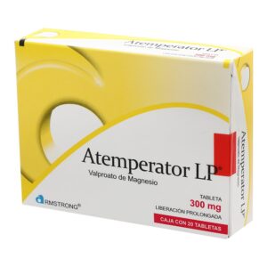 ATEMPERATOR LP T 20 300MG VALPROATO DE MAGNESIO GPO IV