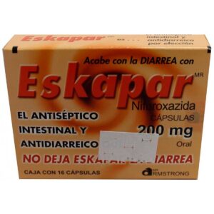 ESKAPAR C 16 200MG NIFUROXAZIDA GPO VI