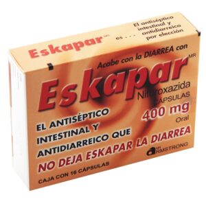 ESKAPAR C 16 400MG NIFUROXAZIDA GPO VI