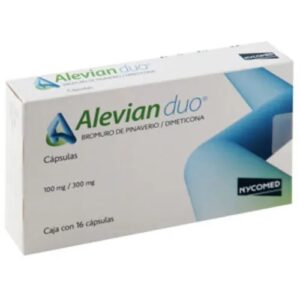ALEVIAN DUO C 16 100MG 300MG BROMURO DE PINAVERIO SIMETICONA GPO IV