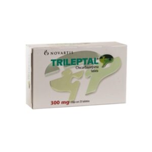 TRILEPTAL GRAG 20 300MG OXCARBAMAZEPINA GPO IV