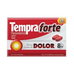 TEMPRA FORTE GRAG 24 650MG PARACETAMOL GPO VI