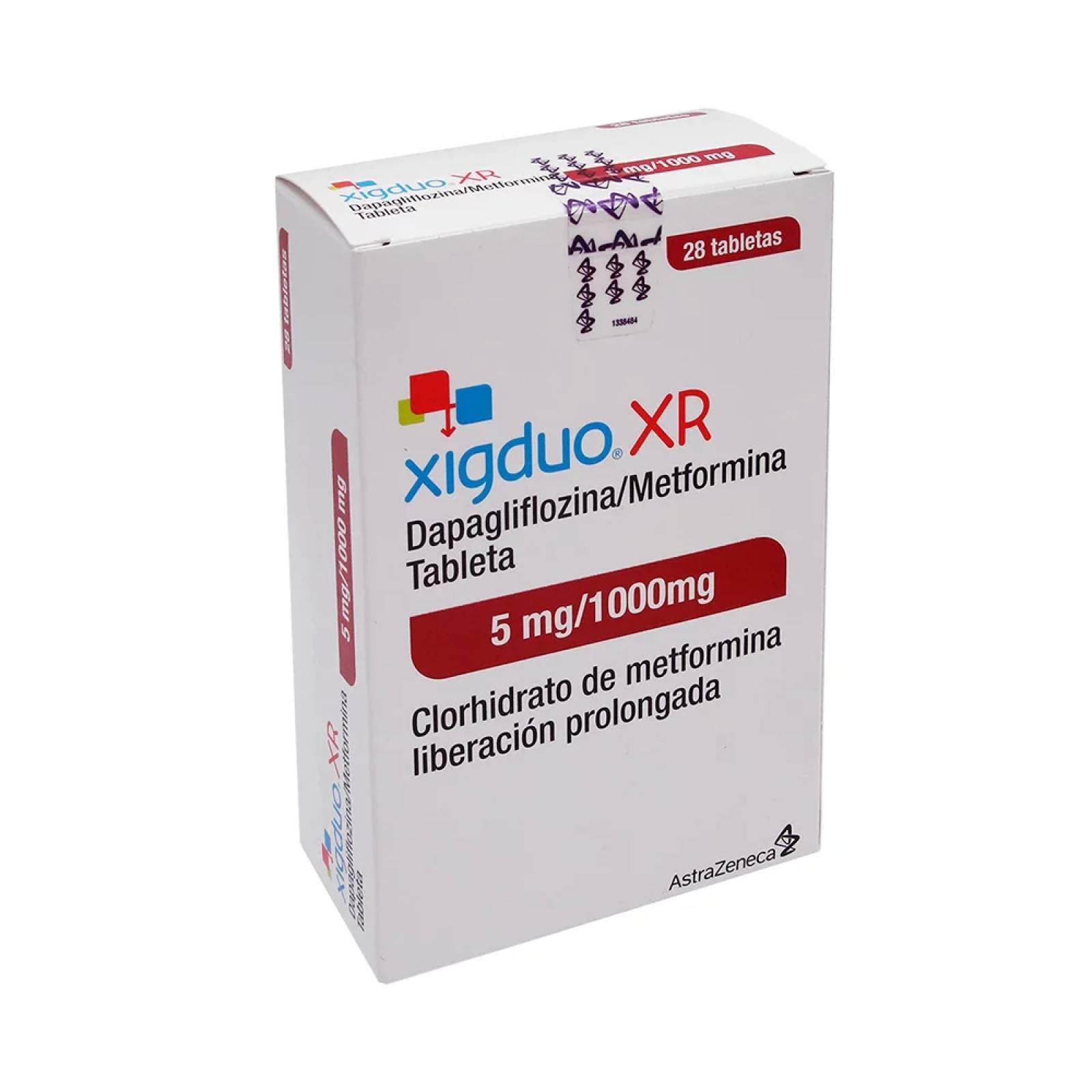 XIGDUO XR 5 1000MG TAB C28 GPO IV